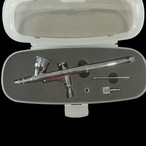 Sparmax SP-35 Dual Control Airbrush Gun  with case silvery makeup artist tool